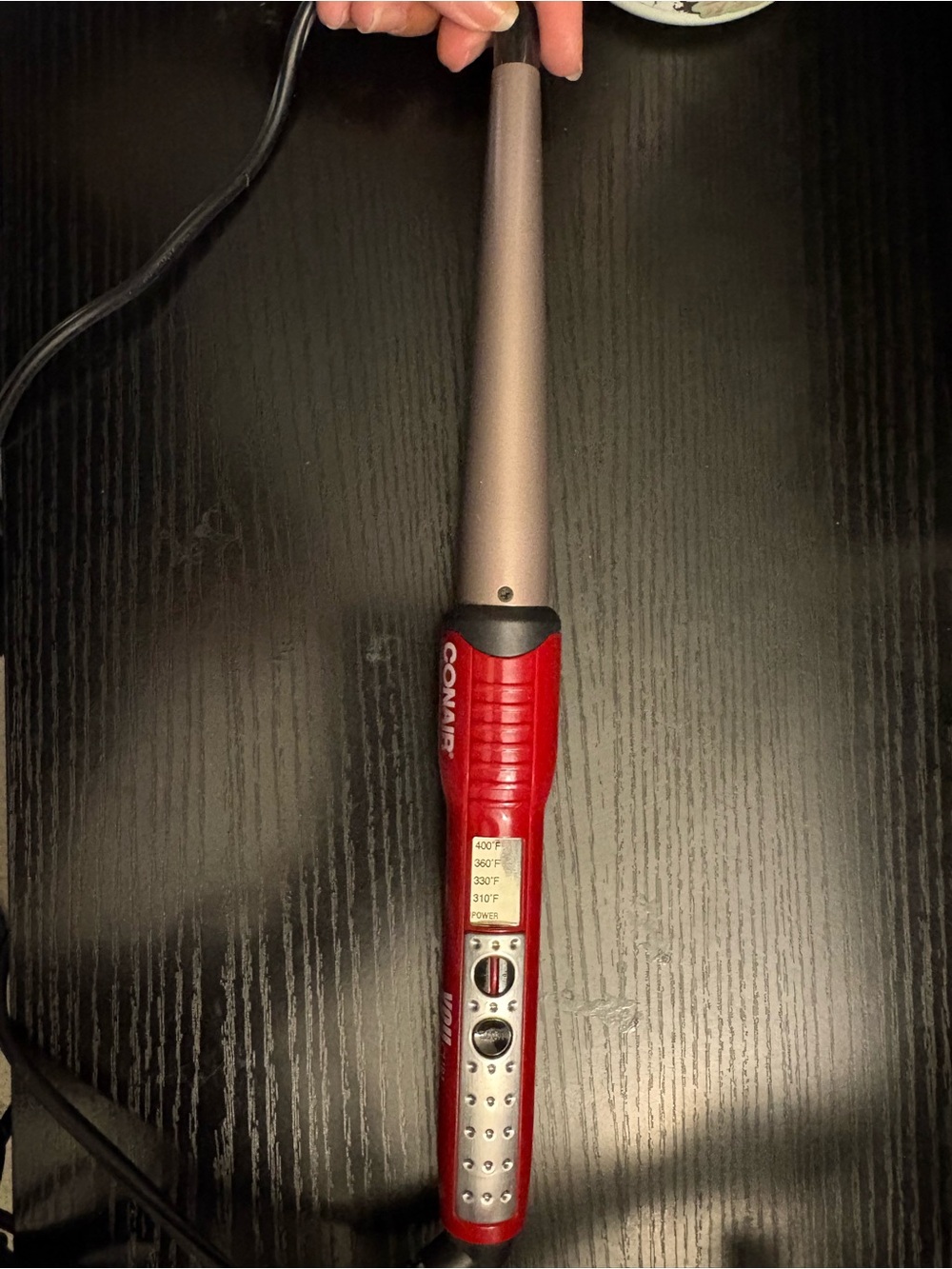 Red Curling Wand - Professional Ceramic Barrel